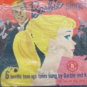 Vintage 1961 Barbie 45 Rpm’s. Set of 6